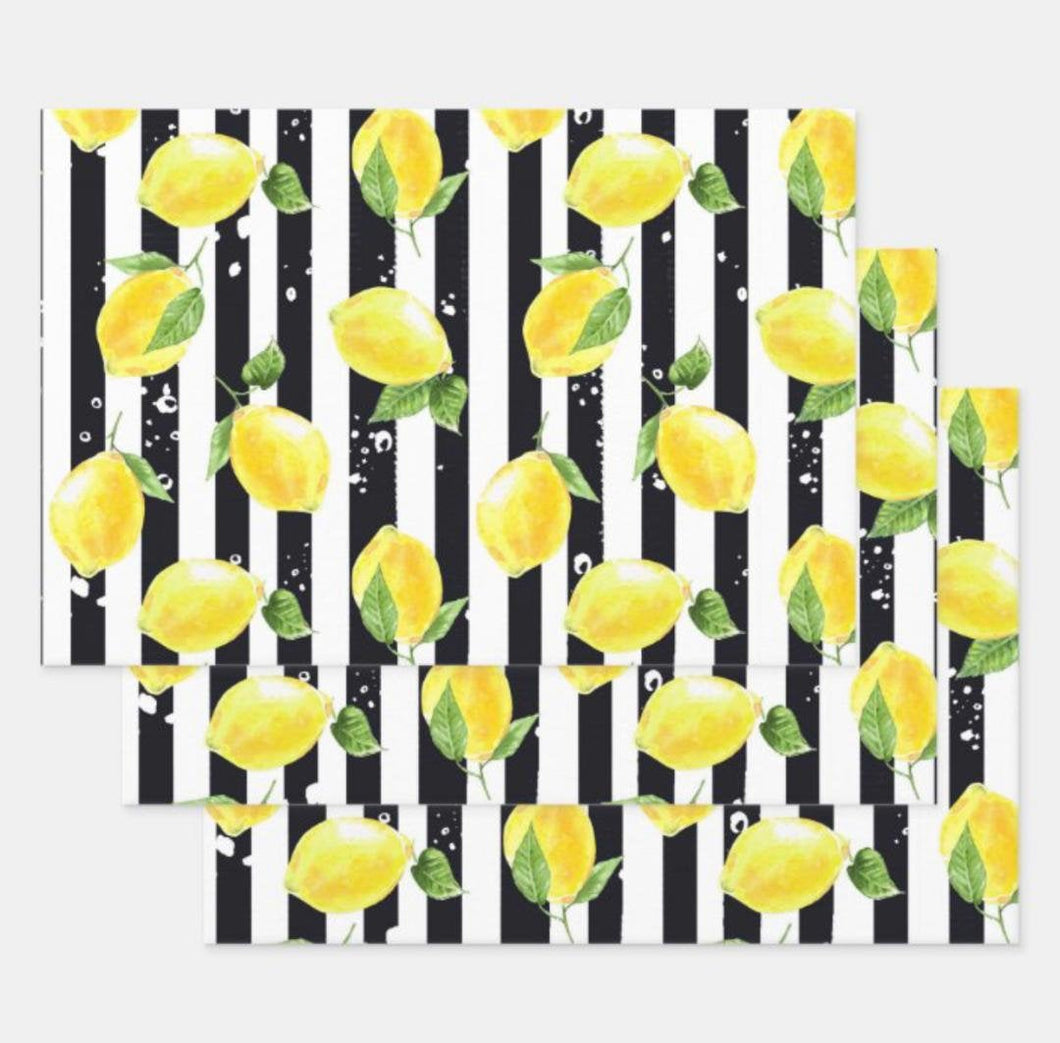 GBBD Lemon Tissue Paper for Gift Bags or Crafts - Floral Tissue Paper for  Gift Wrapping 24 Decorative Sheets 20 inch X 30 inch (Lemons and  Flowers),24