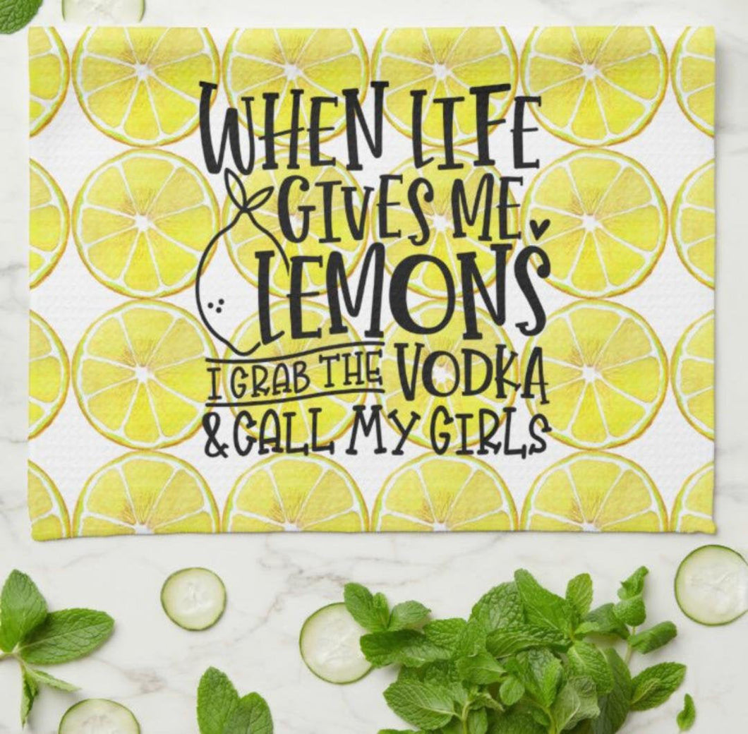 When Life Gives You Lemons Grab The Vodka And Call The Girls Glass Cup